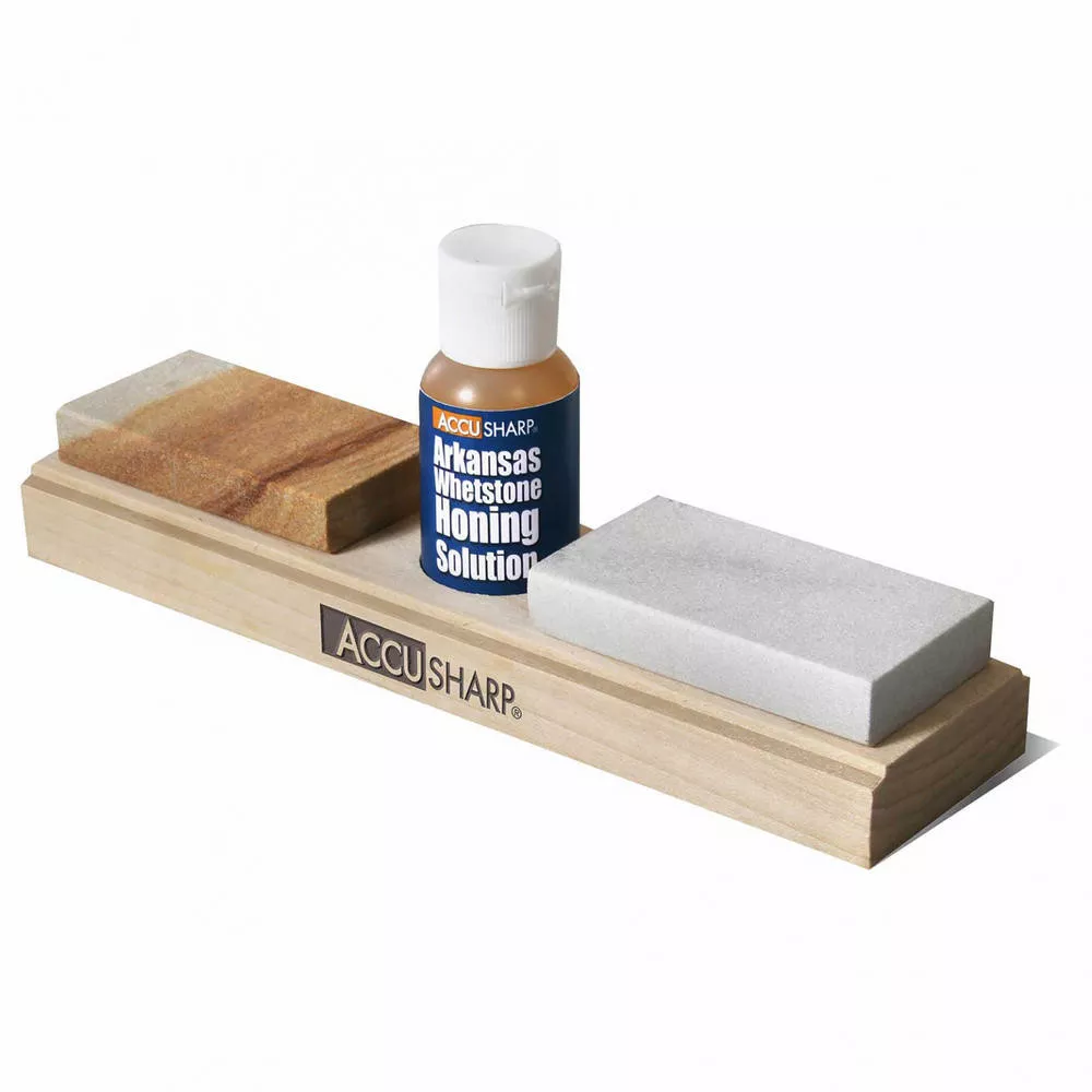 Accusharp Whetstone Combo w/Oil