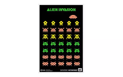 Action Target Alien Invasion Multi Color 100Pk