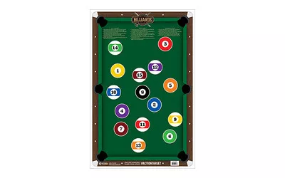 Action Target Billiards Target Multi Color 100Pk