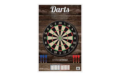 Action Target Darts Target Multi Color 100Pk