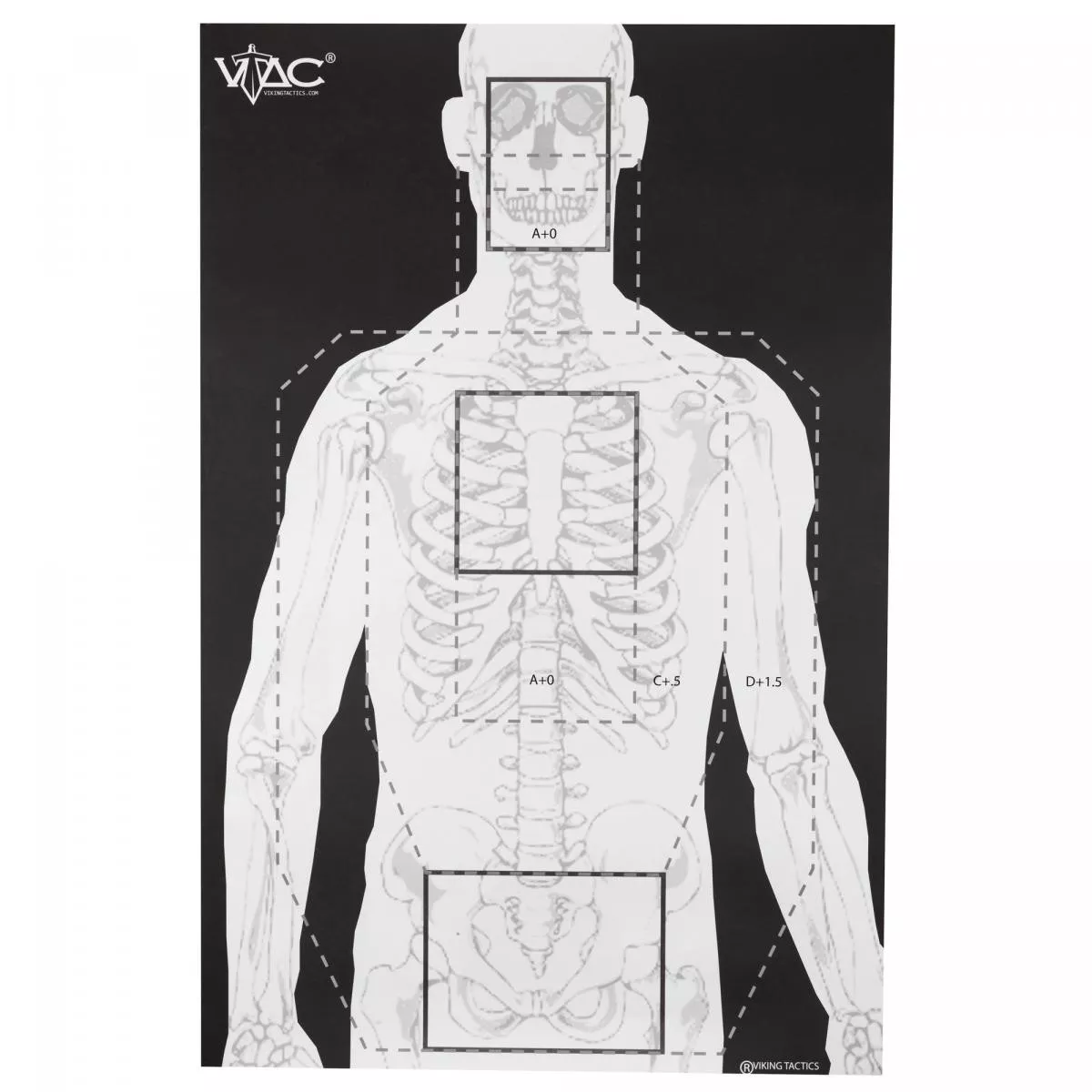 Action Targets 2 Sided by VTAC-P 100Pk
