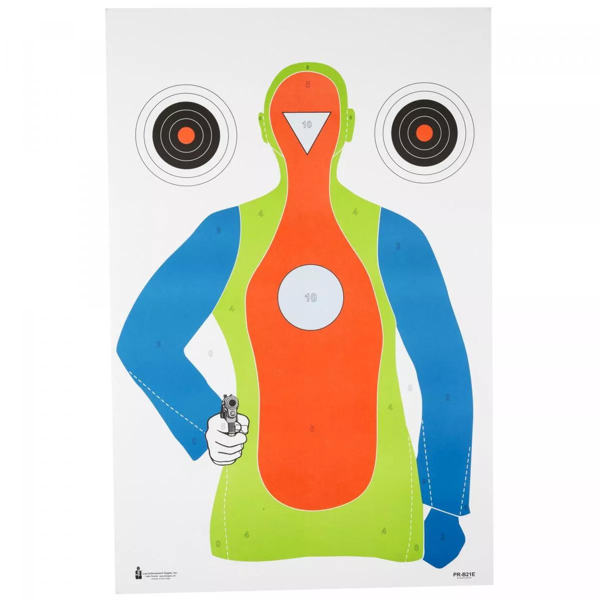 Action Targets High Visibility Fluorescent B21E 100Pk