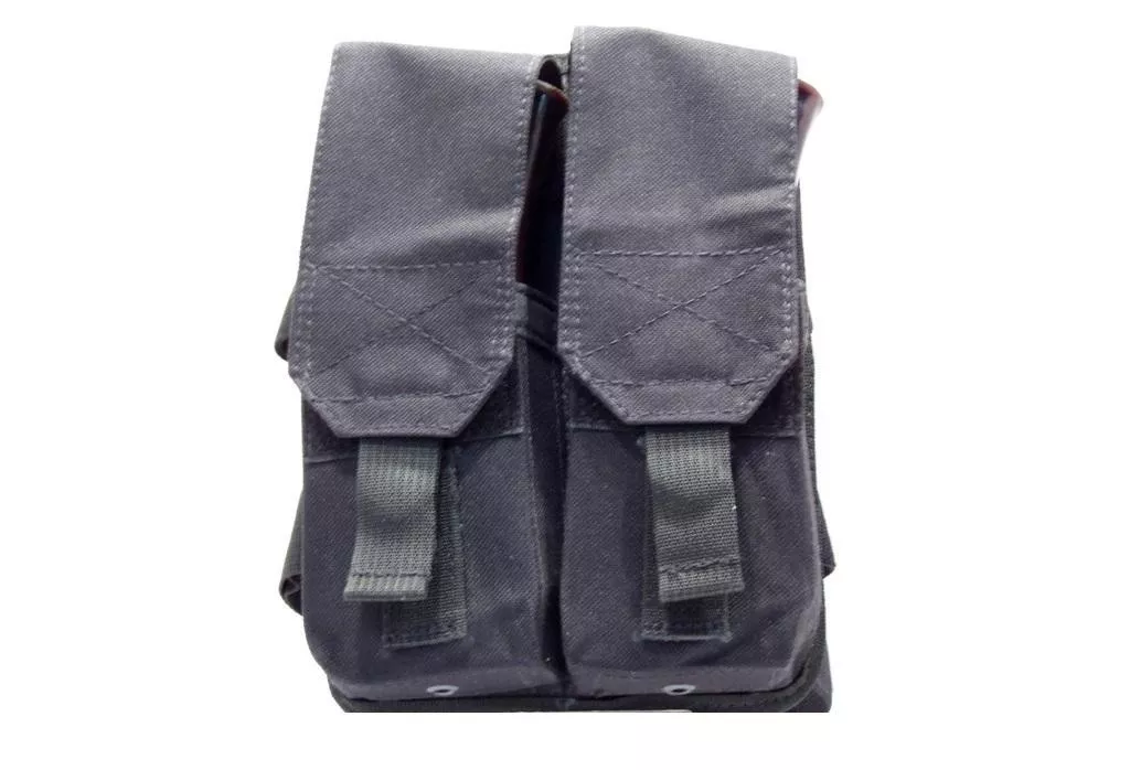 AK Double Magazine Drop Leg Pouch Black