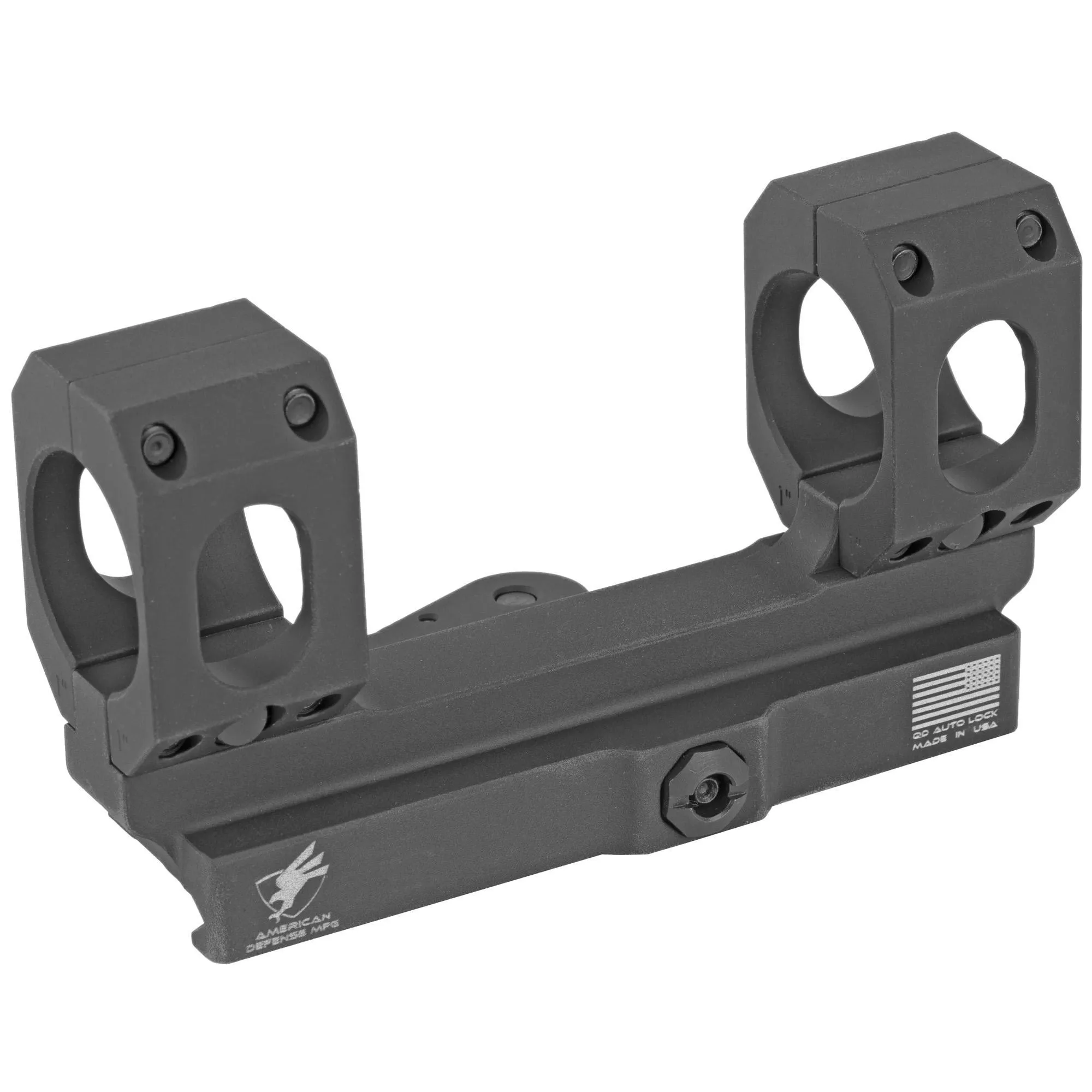 American Defensive AD-Scout-S Mount Vertical Split Rings Mount 1" Quick Release