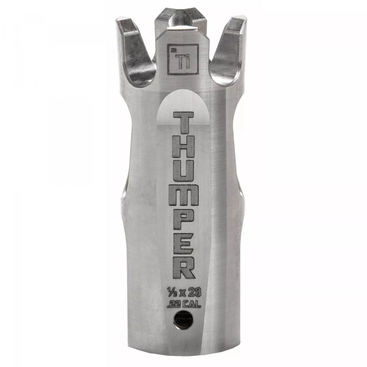 BAD Thumper Muzzle Brake 22cal 1/2x28 Titanium