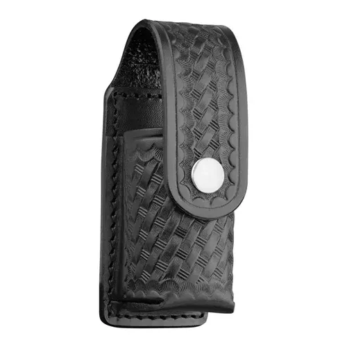 Basketweave Leather 2 Oz Mace Holder