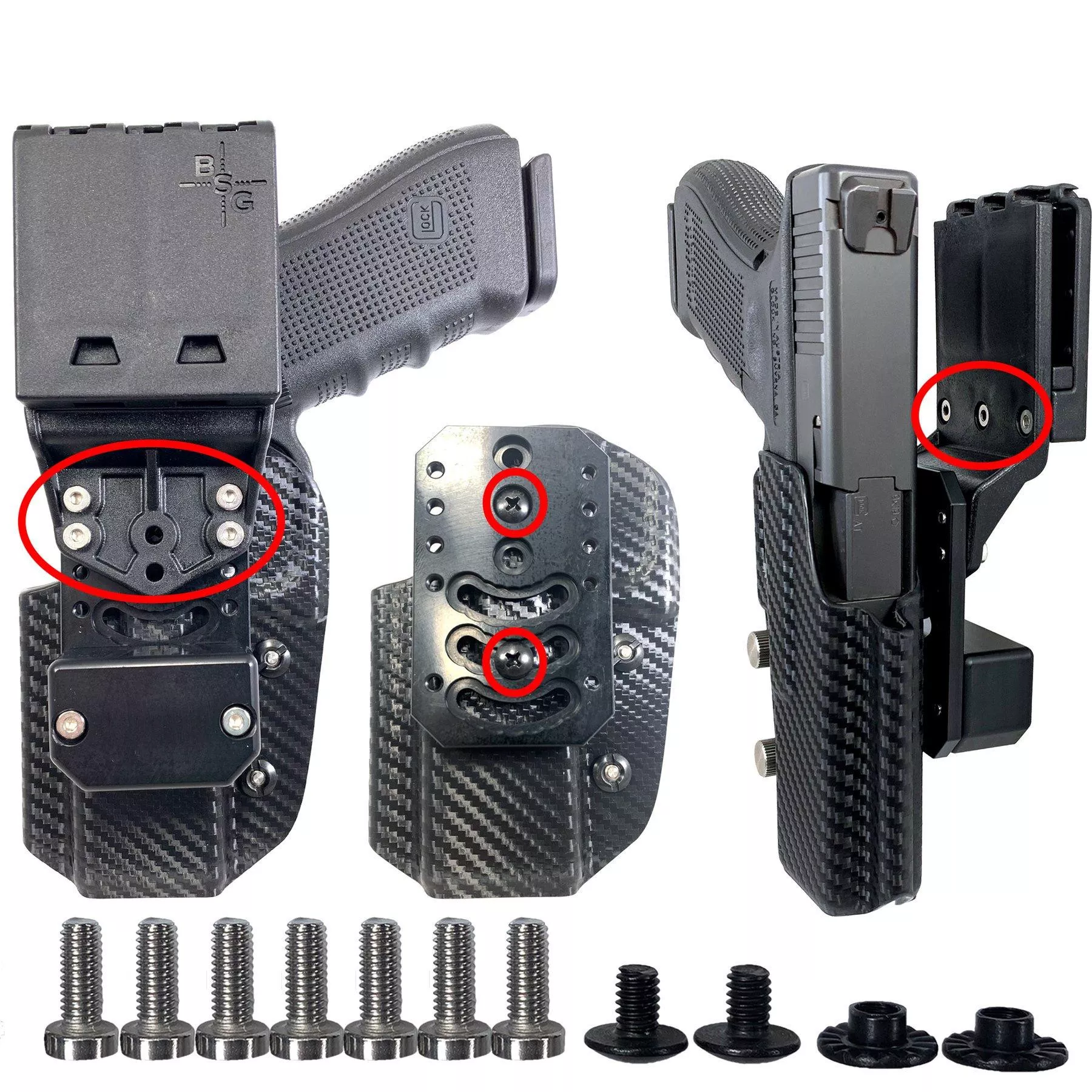 Black Scorpion Pro Competition Belt Attachment Hardware Kit