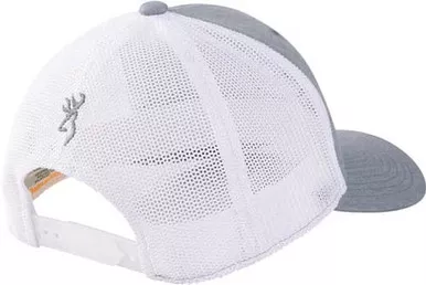 Browning Cap 720 Mesh Snapback - Hex Patch Heather Gray Osfm