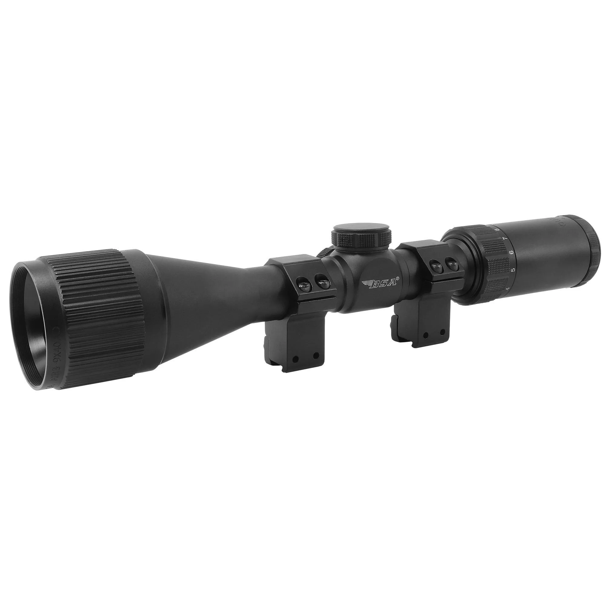 BSA Outlook 3-9X40mm Mil-Dot 0.25MOA Adjustable Objective