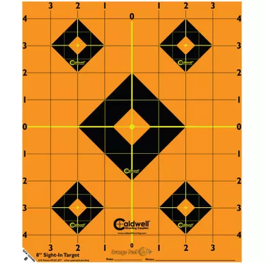 Caldwell 8in Sight-In Target Sheets