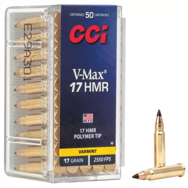 CCI .17 HMR, 17gr, V-MAX - 50 Rounds