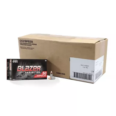 CCI 9MM, 115gr, FMJ - 1000 Rounds (Case)