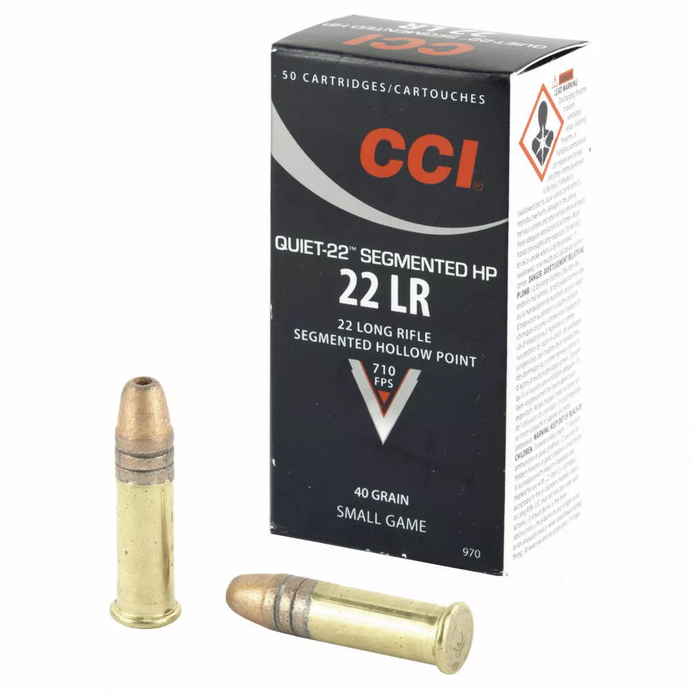 Cci Quiet Segmented 22LR 40 Grain Hollow Point 50,