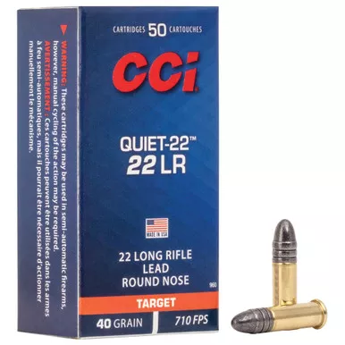 CCI Target & Plinking .22 LR, 40gr, LRN - 50 Rounds
