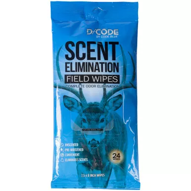 Code Blue OA1318 D-Code Odor Eliminator Field Wipes