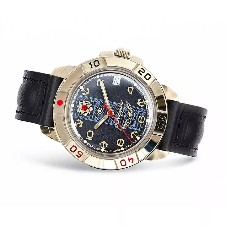 Commanders Watch. Navy. Black 439471