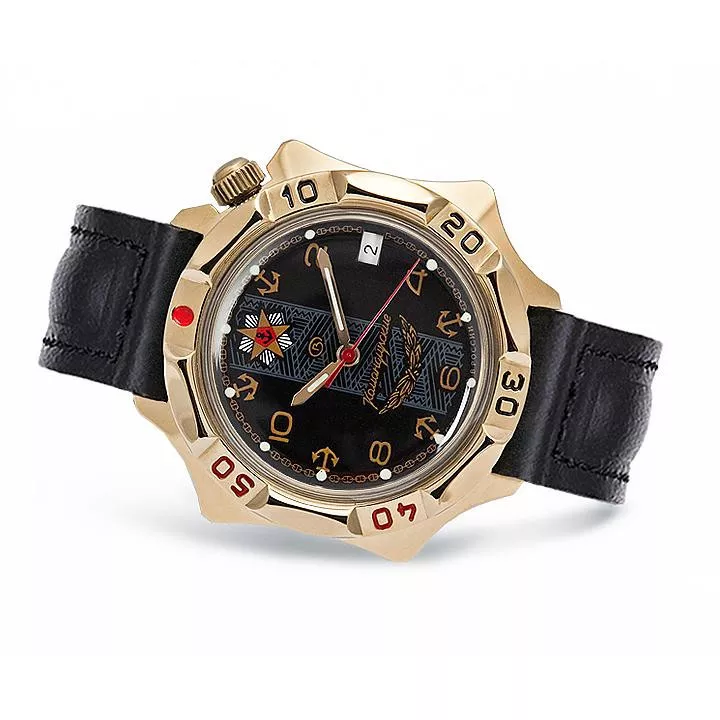 Commanders Watch. Navy. Black 539301