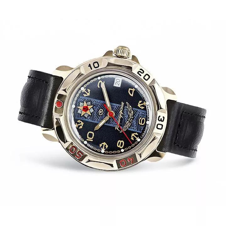 Commanders Watch. Navy. Black 819471