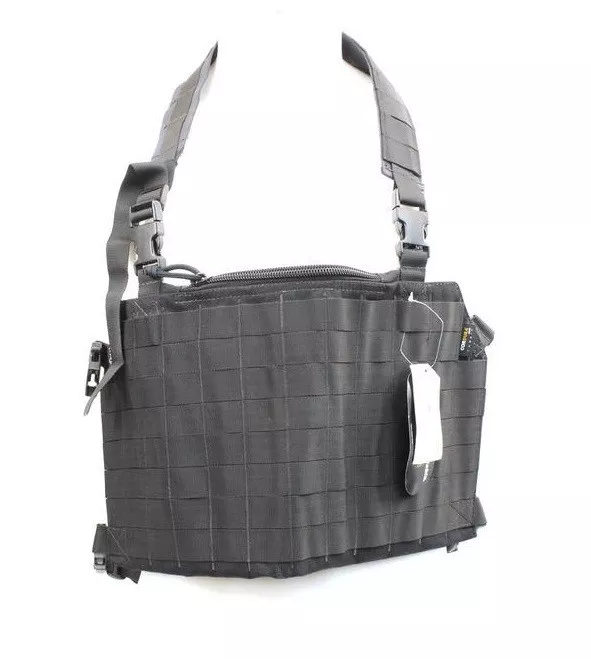 Compact modular bib. Chest piece. by Splav. Black.