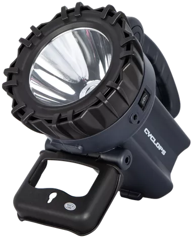 Cyclops 10 Watt LED Rechargeable Spotlight-Grey