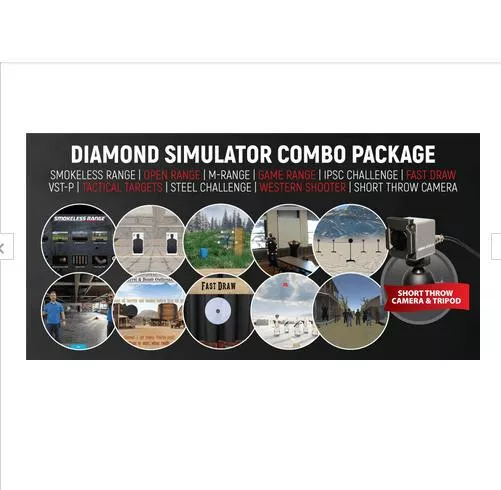 Diamond Smokeless RangeSimulator Combo Package (with Short Throw Camera)