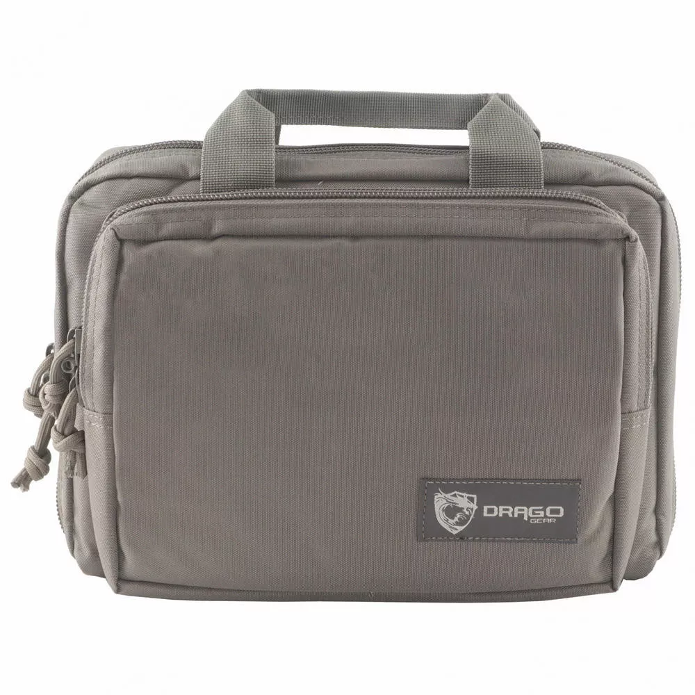 Drago Gear Double Pistol Case Gray
