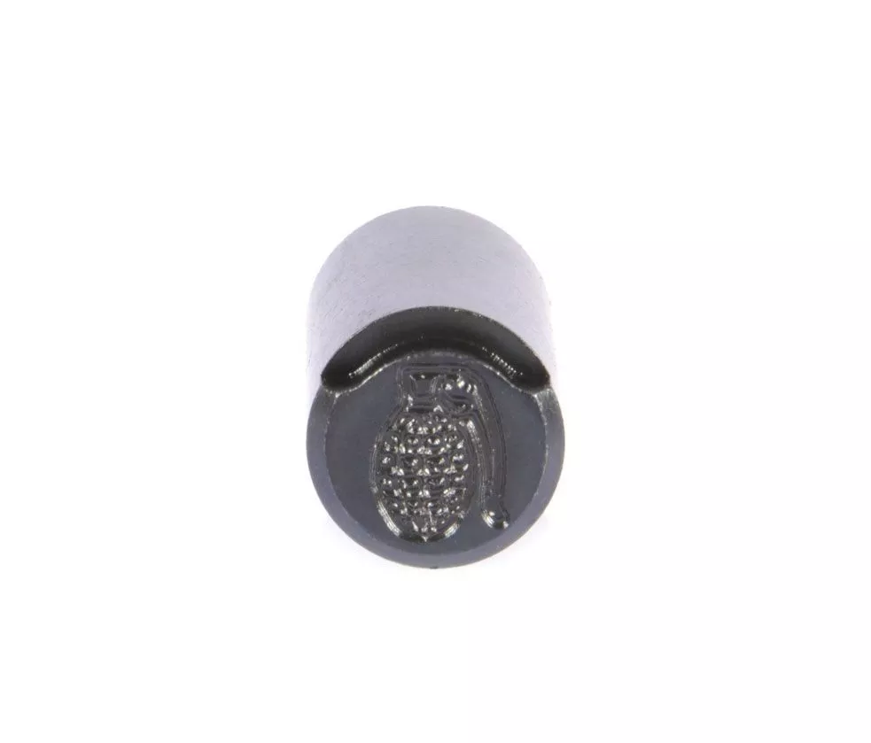 EGW Monogrammed Spring Plug - Blue - "Grenade"
