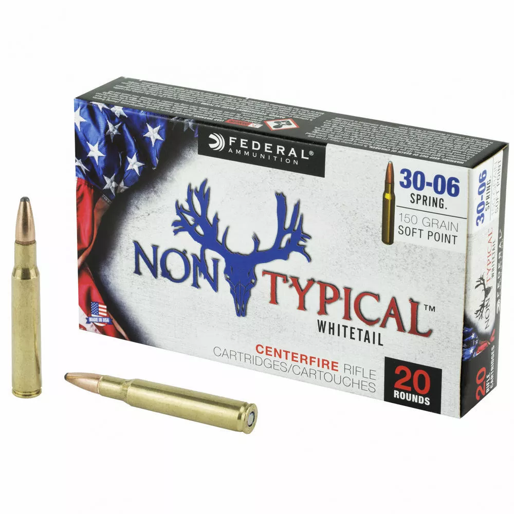 Fed Non Typical 30-06 Spree 150 Grain Solid Point