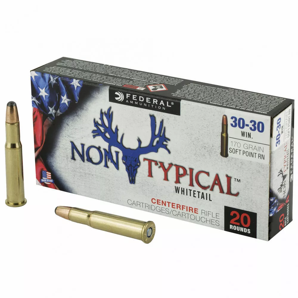 Fed Non Typical 30-30 Winchester 170gr Solid Point
