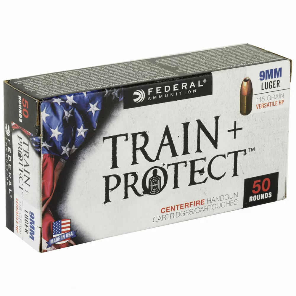 Fed Train & Prtct 9mm 115 Grain Vhp 50/5