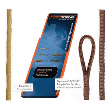 First String 5134-82-0100173 Classic String Set Mathews Triax, Brown
