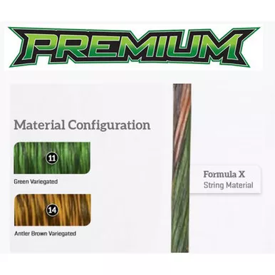 First String 5234-02-0100177 Premium String Set Mathews Halon X Comp, Green