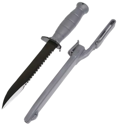GLOCK Field Knife W/saw Grey Pkg