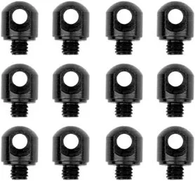 Grovtec 1/8" Machine Screws - 12-pack Black