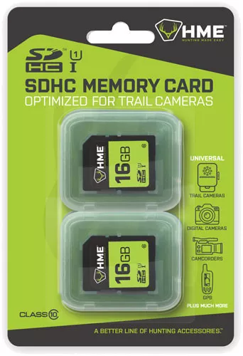 Hme Sd Memory Card 16gb 2pk -