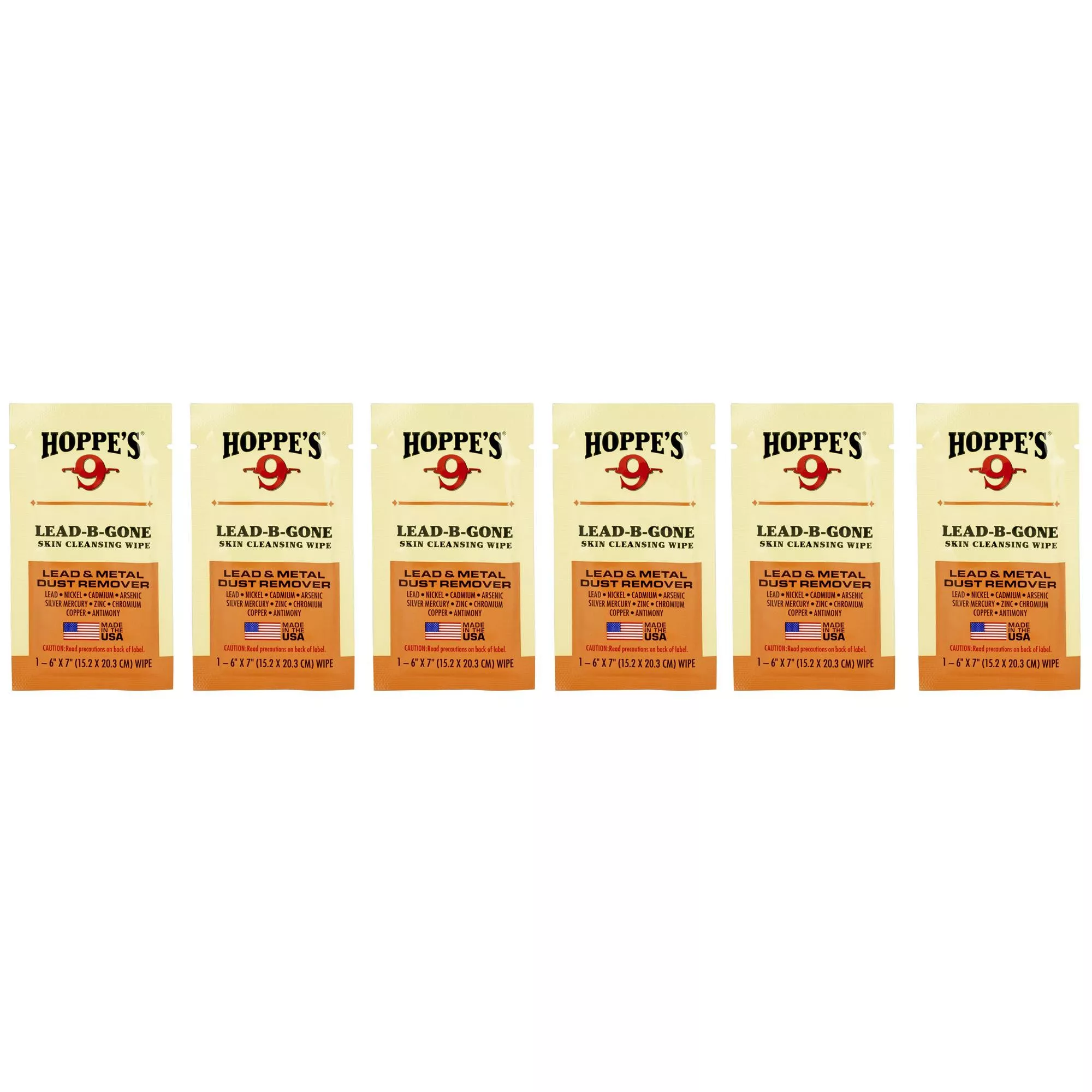 Hoppe's Lead-B-Gone Wipes 6 Count