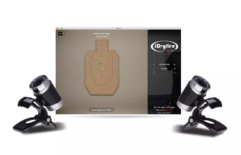 iDryfire Target with Dual IR Cameras