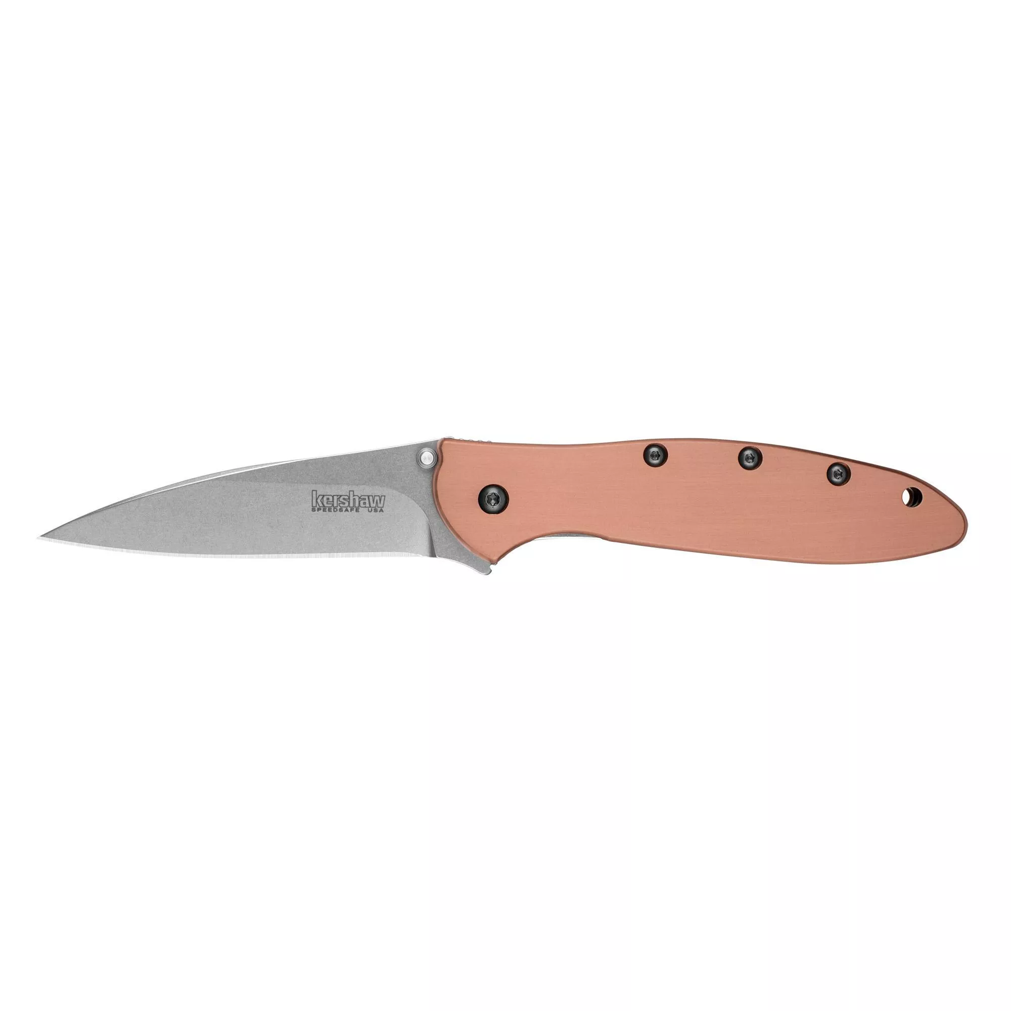 Kershaw Leek Stonewashed Copper 3"