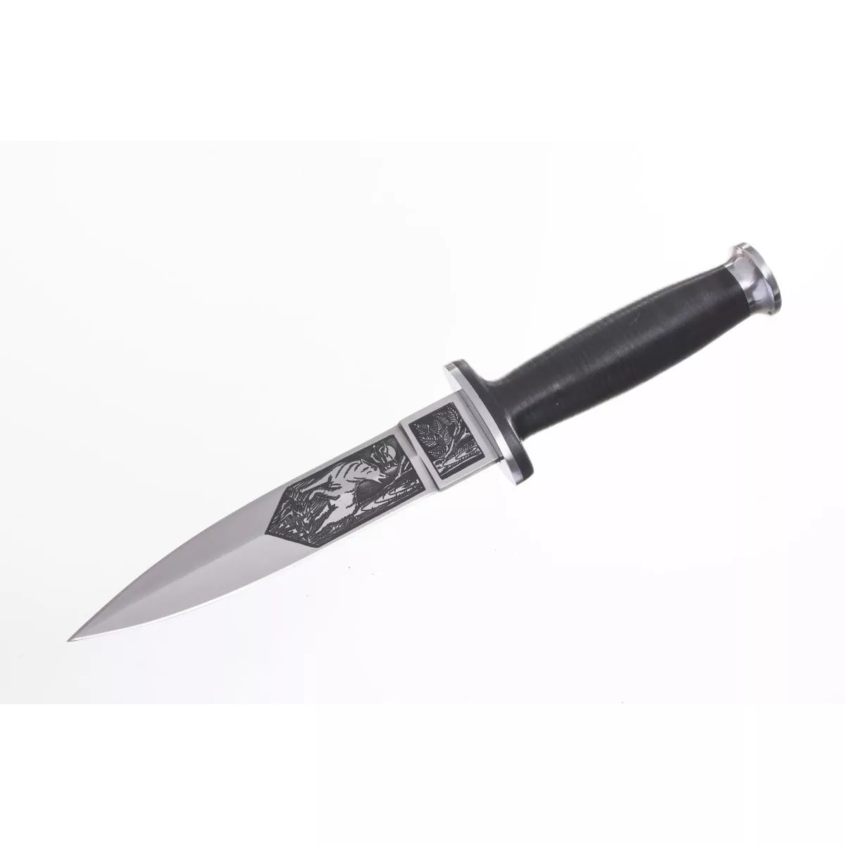 Kizlyar Knife KO-1. Wolf. Black Handle