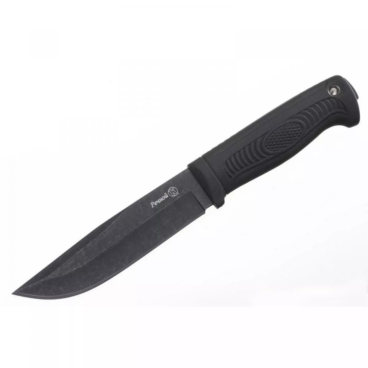 Kizlyar Knife "Riverine". Stonewash Black