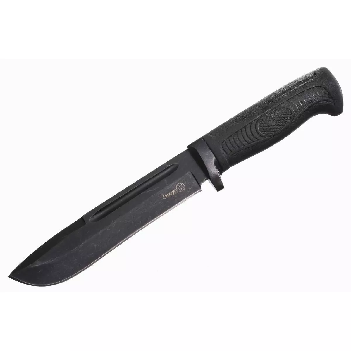 Kizlyar Knife "Samur". Stonewash Black
