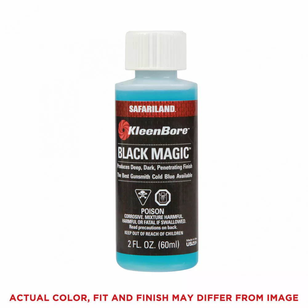Kleen-Bore Black Magic Gun Bluing Solution 2oz Liquid Bottle