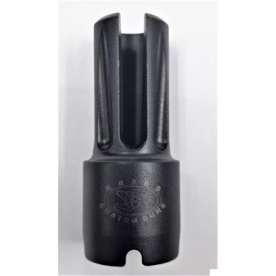 Krebs Custom 3 prong Fluted Flash Hider/Compensator