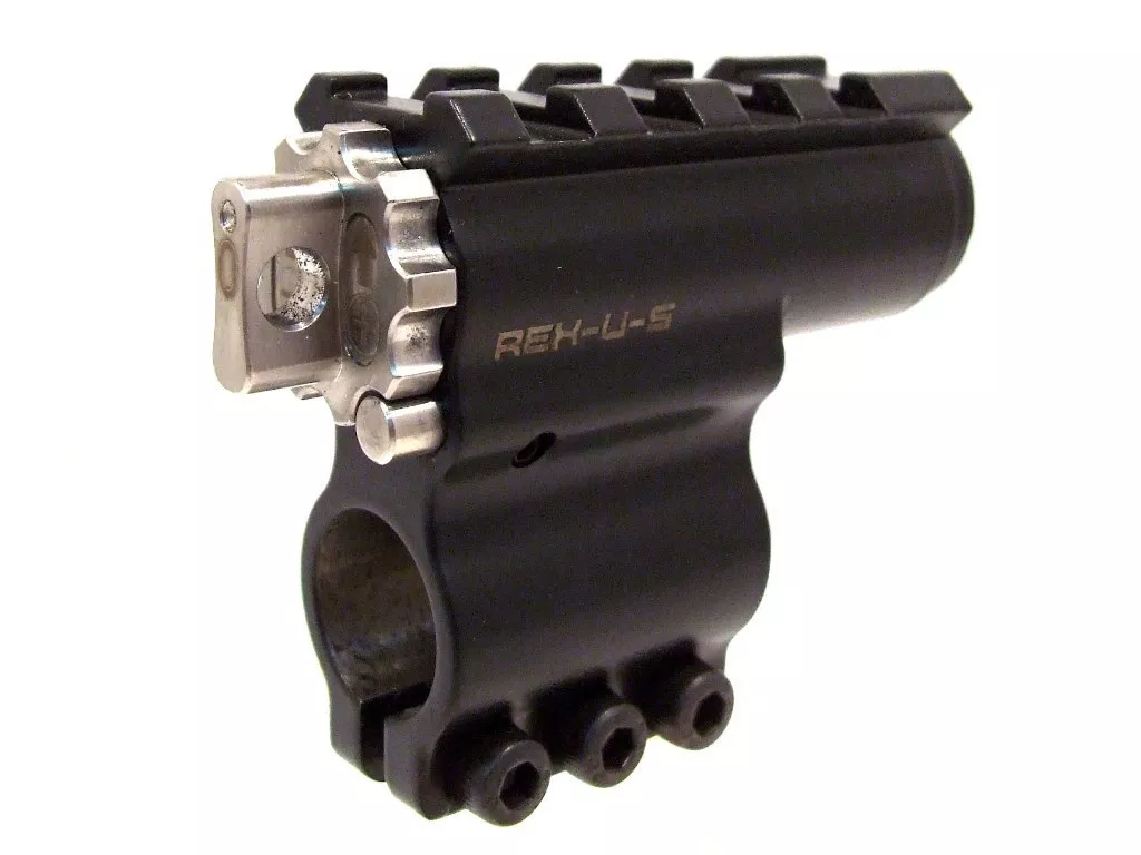 LAC Saiga Rifle Adjustable Railed Gas Block