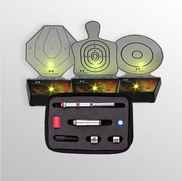 Laser Ammo Three Caliber Pistol Training Package