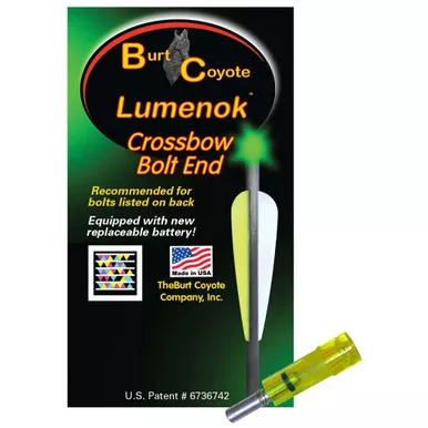 Lumenok Crossbow Nocks Flat Gold Tip, 3 Pack