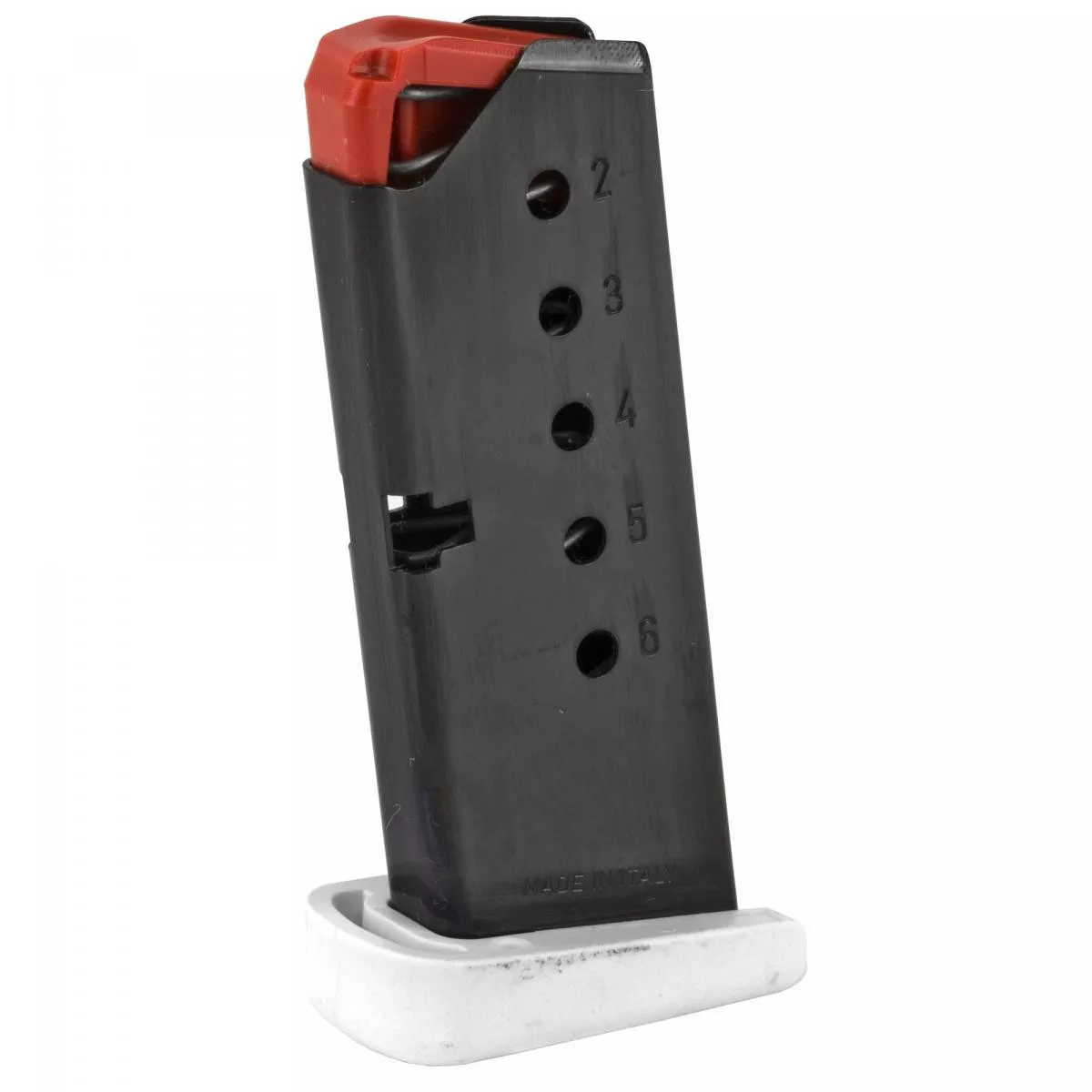 Magazine Taurus Spectrum 380ACP 6Rd Black/White Basepad