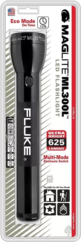 Maglite ML300L LED 3-Cell D Flashlight Black