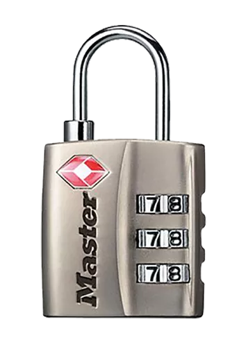 Master Lock Combination Lock, Master 4680dnkl Tsa-accepted Combolock