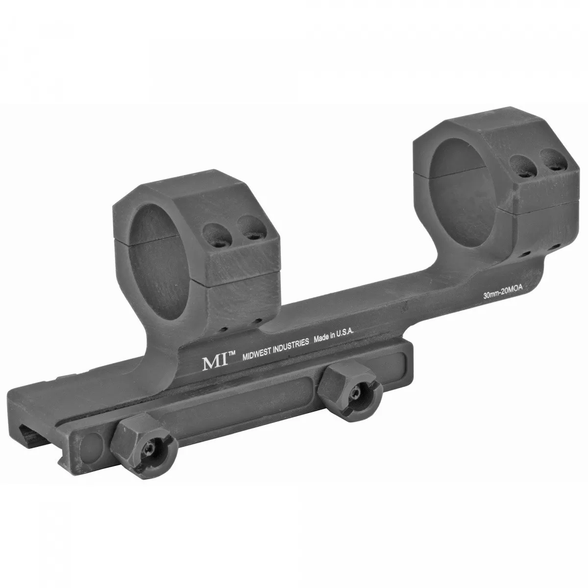 Midwest 30mm Gen II Scope Mount 20 MOA Elevaton